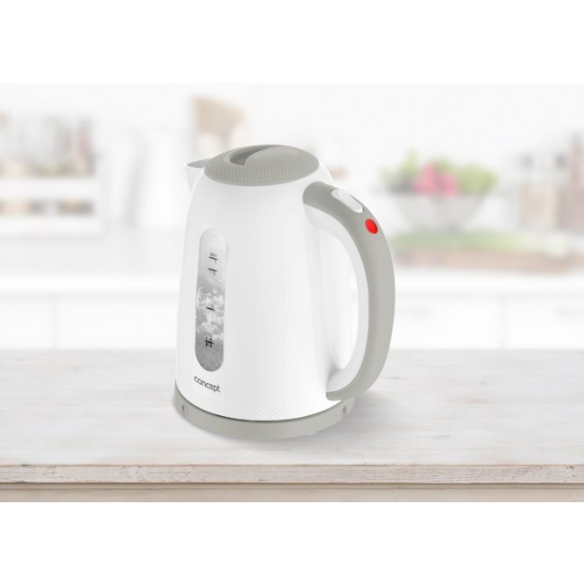 Concept RK2335 electric kettle 1.7 L 2200 W Grey, White