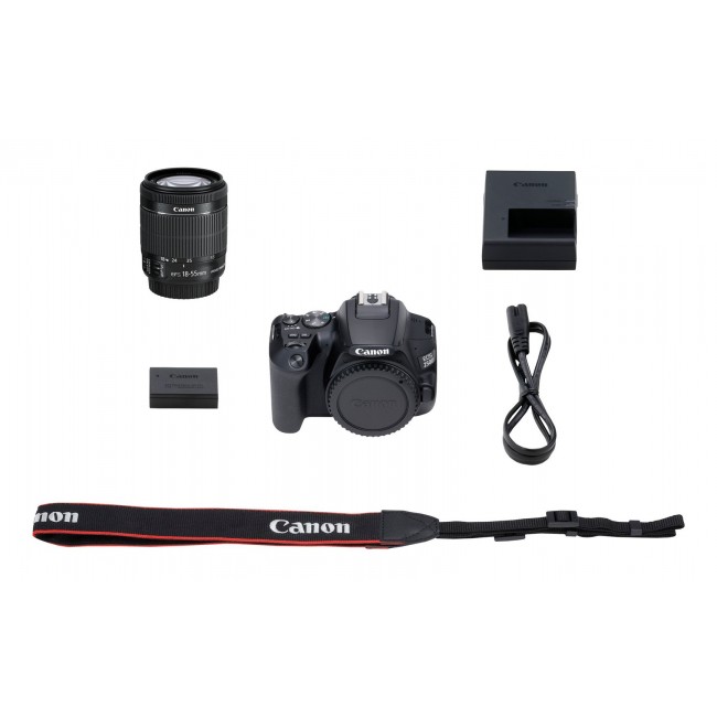 Canon EOS 250D+EF-S 18-55mm SLR Camera Kit 24.1 MP CMOS 6000 x 4000 pixels Black