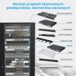 Extralink Rackmount cabinet 37U 600x1000 Black standing Extralink Rackmount cabinet 37U 600x1000 Black standing
