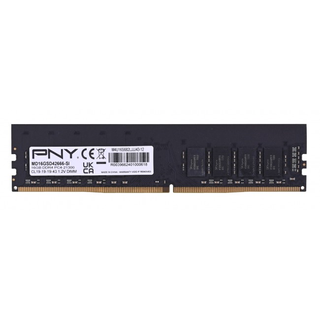PNY MD16GSD42666 memory module 16 GB 1 x 16 GB DDR4 2666 MHz PNY MD16GSD42666 memory module 16 GB 1 x 16 GB DDR4 2666 MHz