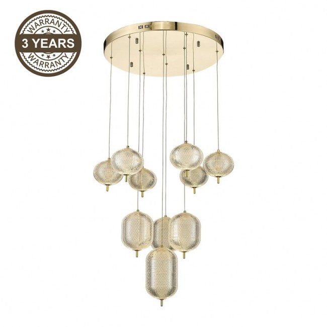 Pendant Luminaire LED A2360-10 Gold