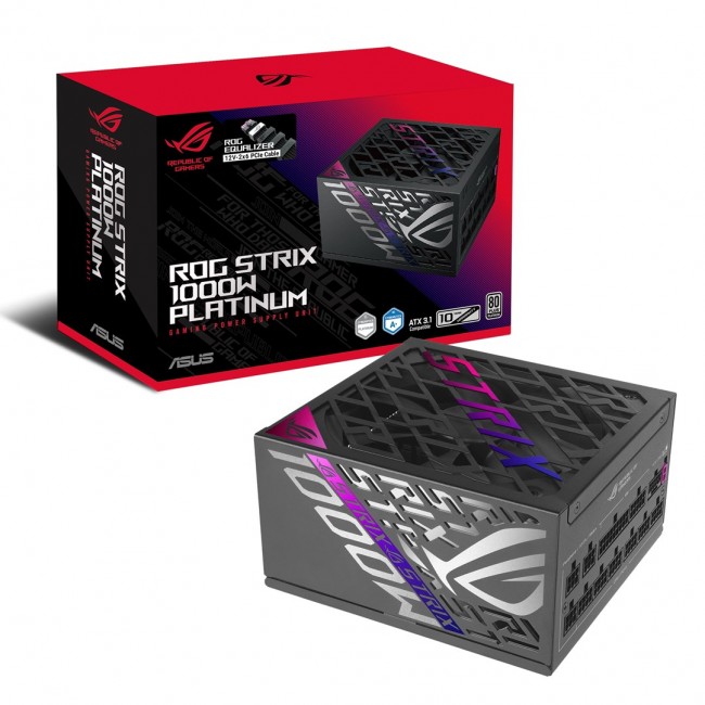 ASUS ROG -STRIX-1000P-GAMING-E power supply unit 1000 W 20+4 pin ATX ATX Black