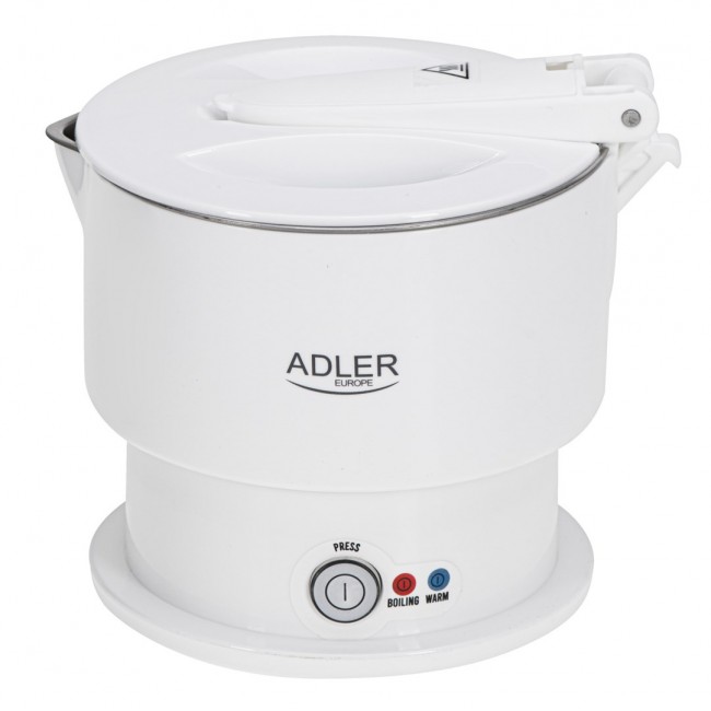 Silicone kettle ADLER AD 1377w White