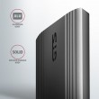 Axagon EEM2-GTS2 External USB-C 10Gbps metal box for M.2 NVMe & SATA SSD disks. Screwless