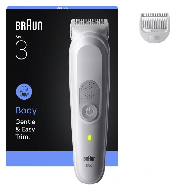 Braun Series 3 80789709 body groomer/shaver Light grey