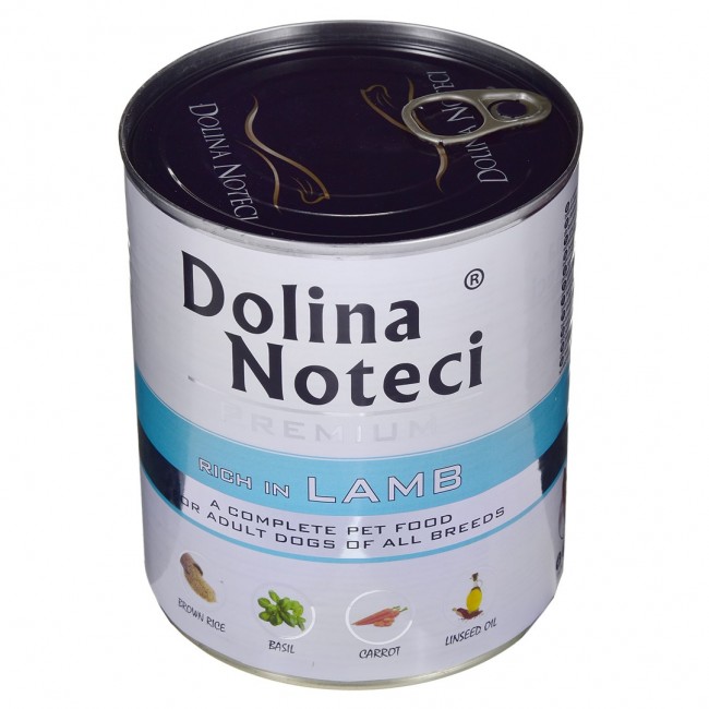 DOLINA NOTECI Premium Rich in lamb - Wet dog food - 800 g