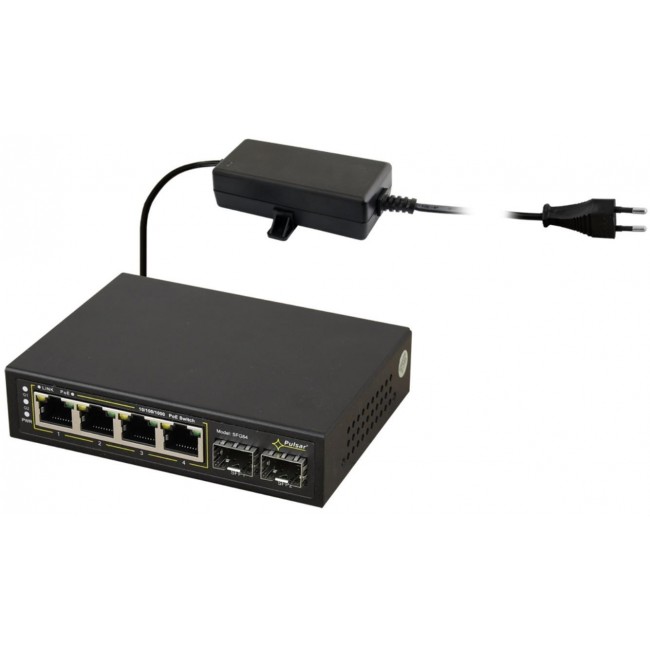 SWITCH POE 4+2SFP PULSAR SFG64 SWITCH POE 4+2SFP PULSAR SFG64