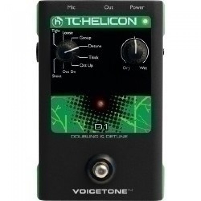 TC Helicon VoiceTone D1 Dubler/Detuner TC Helicon VoiceTone D1 Dubler/Detuner