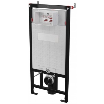 Concealed frame for wall-hung toilets - flush 4/2 l