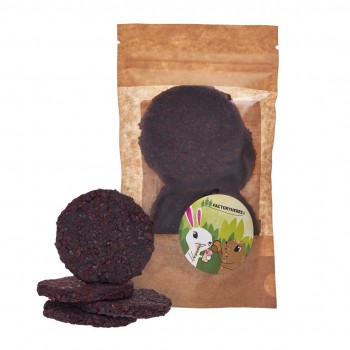FACTORYHERBS Carrot cookies with flaxseed - treat for rodents and rabbits - 100g