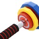 Coloured barbells with barbell function in a case HMS SKC20 2 x 10 kg Coloured barbells with barbell function in a case HMS SKC20 2 x 10 kg