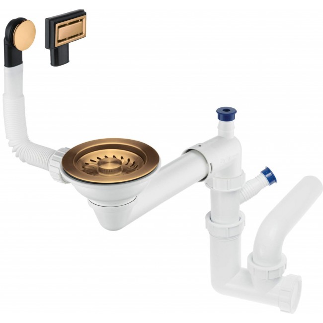1-Bowl Sink Waste Space-Saver Trap
