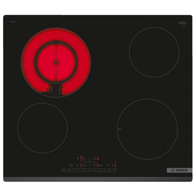 Bosch PKF631FP3E hob Black Built-in 60 cm Ceramic 4 zone(s) Bosch PKF631FP3E hob Black Built-in 60 cm Ceramic 4 zone(s)