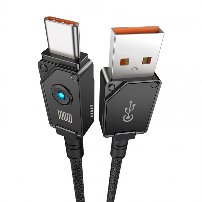 Baseus Unbreakable USB cable 1 m USB A USB C Black Baseus Unbreakable USB cable 1 m USB A USB C Black