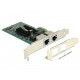 Delock PCIe Card 2x Gigabit LAN Network Adapter