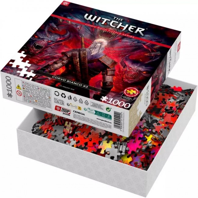Puzzle Good Loot Comic Book - The Witcher: Corvo Bianco 1000 pc(s)