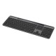 Logitech Signature Slim Solar+ K980 keyboard Universal RF Wireless + Bluetooth QWERTZ German Graphite