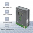Qoltec Solar MPPT Charge Controller with Temperature Sensor 20A |12V/24V | LCD | 2 x USB