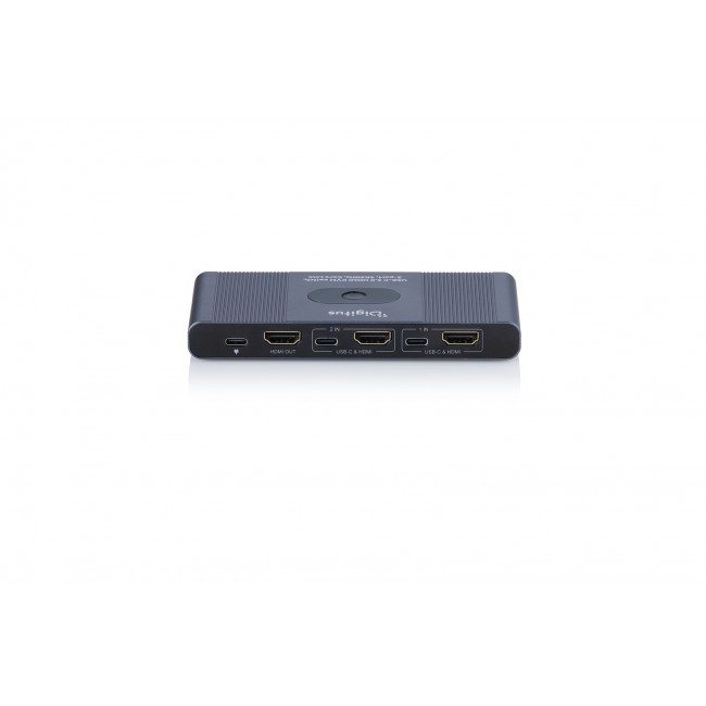 Digitus USB-C 3.0 HDMI KVM switch, 2-port, 4K60Hz, Core Line Digitus USB-C 3.0 HDMI KVM switch, 2-port, 4K60Hz, Core Line