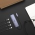 UNITEK uHUB Q4 USB 3.2 Gen 1 (3.1 Gen 1) Type-C 5000 Mbit/s Grey