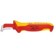 Knipex Kabelmantelmesser 009855 Metallic, Red, Yellow Fixed blade knife Knipex Kabelmantelmesser 009855 Metallic, Red, Yellow Fixed blade knife