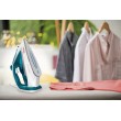 Tefal EasyGliss Plus FV5718 iron Dry & Steam iron Durilium soleplate 2400 W Turquoise, White Tefal EasyGliss Plus FV5718 iron Dry & Steam iron Durilium soleplate 2400 W Turquoise, White