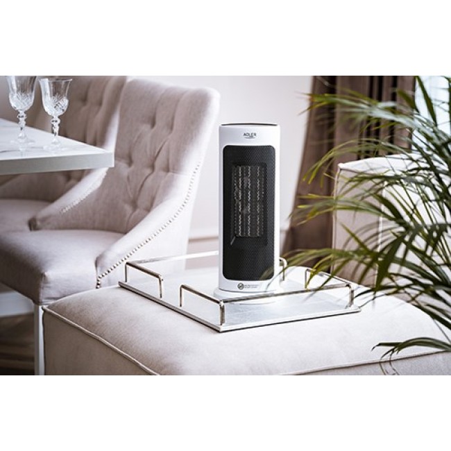 Adler AD 7738 electric space heater Indoor White 2000 W Fan electric space heater