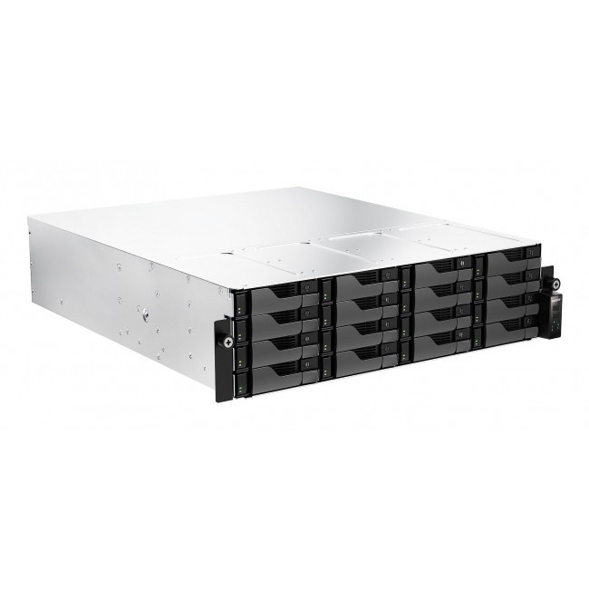 Asustor LOCKERSTOR 16R Pro Gen2 NAS Desktop AMD Ryzen 7 7745 16 GB DDR5 0 TB Black, Steel