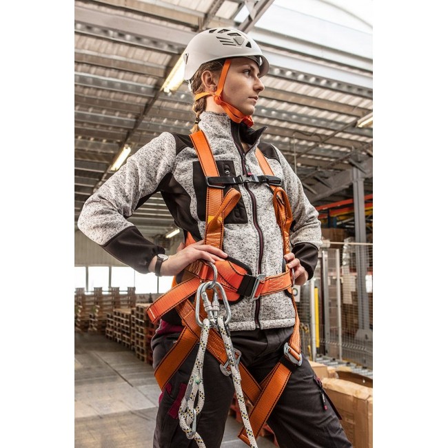 NEO TOOLS fall protection set with waist belt and energy absorber