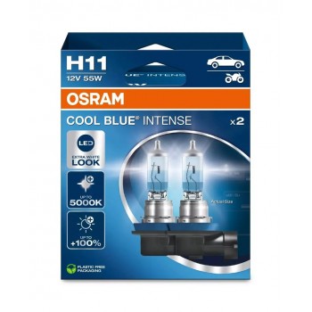 Bulb (Set of 2) H11 12V 55W PGJ 19-2 Cool Blue Intense NextGen 5000K