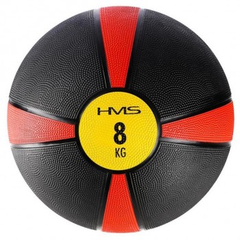 HMS Fitness NK08 medicine ball 8 kg Black, Red