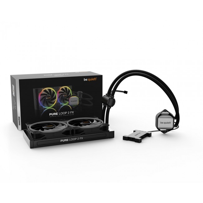 be quiet! Pure Loop 2 FX 280mm Processor All-in-one liquid cooler 14 cm Black 1 pc(s) be quiet! Pure Loop 2 FX 280mm Processor All-in-one liquid cooler 14 cm Black 1 pc(s)