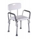 Shower chair with backrest and armrests Shower chair with backrest and armrests