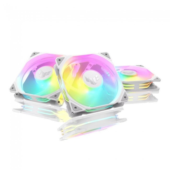 ASUS TUF GAMING TR120 ARGB REVERSE 3IN1 White Computer case Air cooler 12 cm ASUS TUF GAMING TR120 ARGB REVERSE 3IN1 White Computer case Air cooler 12 cm