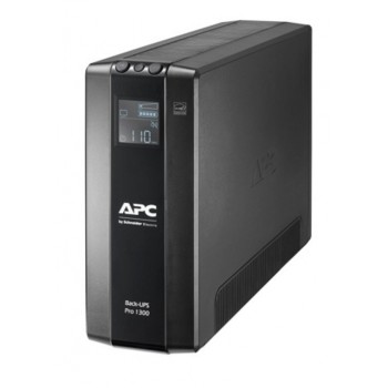 APC Back-UPS Pro, 1300VA/780W, Tower, 230V, 8x IEC C13 outlets, AVR, LCD, User Replaceable Battery