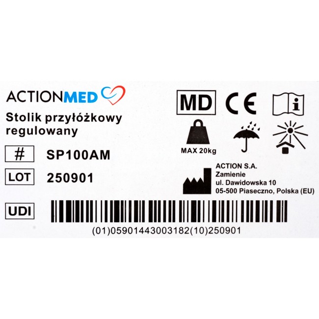 Stolik przy kowy regulowany Stolik przy kowy regulowany