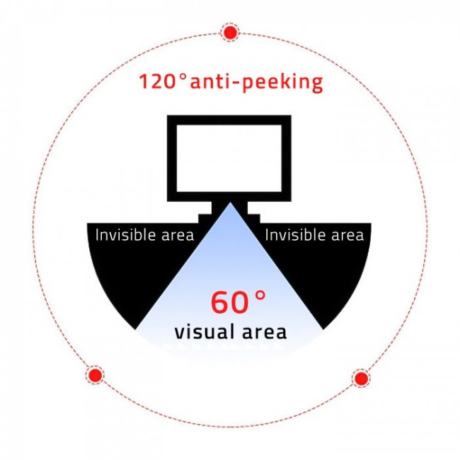Qoltec GDPR Privacy Filter for MacBook Air 13.6
