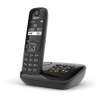 Gigaset AS690A Analog/DECT telephone Caller ID Black Gigaset AS690A Analog/DECT telephone Caller ID Black