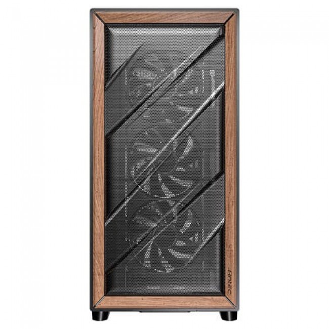 Antec FLUX SE Midi Tower Black, Wood