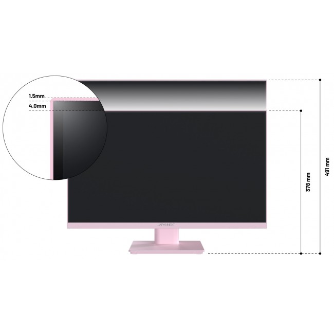 JAPANNEXT 60.5cm Monitor JN-I238FHD120F-HSP-PK
