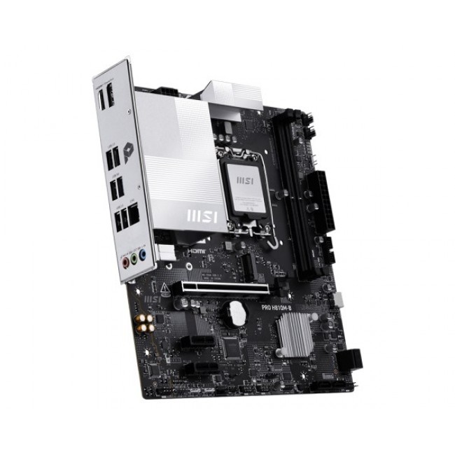 MSI PRO H810M-B motherboard Intel H810 LGA 1851 (Socket V1) micro ATX MSI PRO H810M-B motherboard Intel H810 LGA 1851 (Socket V1) micro ATX