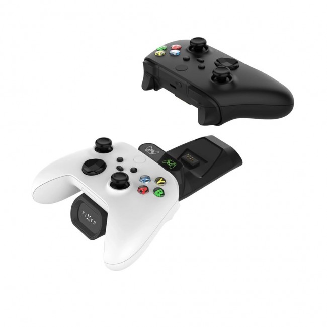 FIXED Dual Charging Dock for Xbox Series S, X and One wireless controllers, black FIXED Dual Charging Dock for Xbox Series S, X and One wireless controllers, black