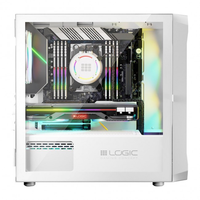 Logic PORTOS ARGB MINI USB 3.0 Case White Logic PORTOS ARGB MINI USB 3.0 Case White