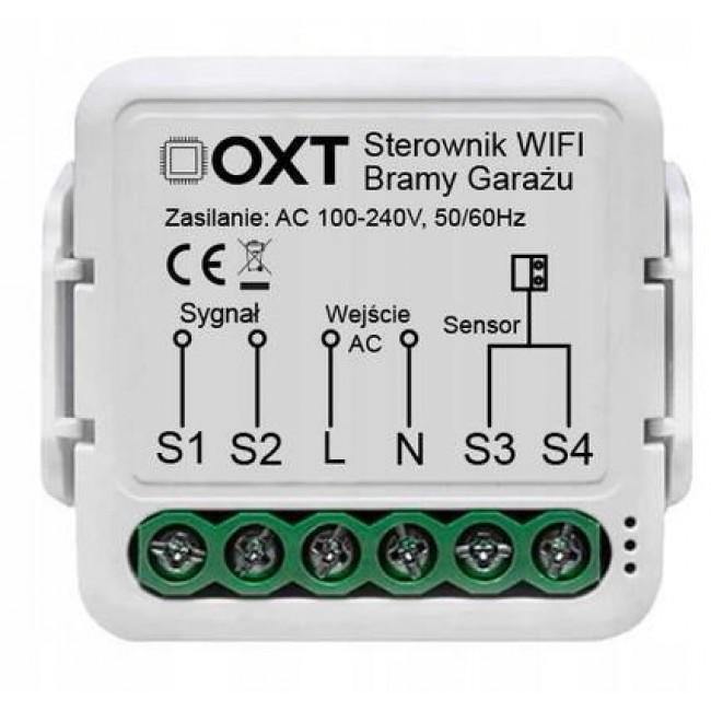 OXT module for Tuya Wi-Fi garage door (T210GL) without sensor OXT module for Tuya Wi-Fi garage door (T210GL) without sensor