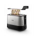 Philips Viva Collection HD2635/90 toaster 7 2 slice(s) Black, Titanium