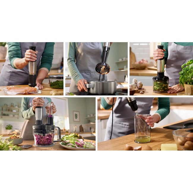 Bosch Serie 6 MSM6M610 blender Immersion blender 1000 W Black, Stainless steel Bosch Serie 6 MSM6M610 blender Immersion blender 1000 W Black, Stainless steel