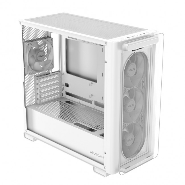 ASUS A23 PLUS ARGB WHITE Computer Case White ASUS A23 PLUS ARGB WHITE Computer Case White