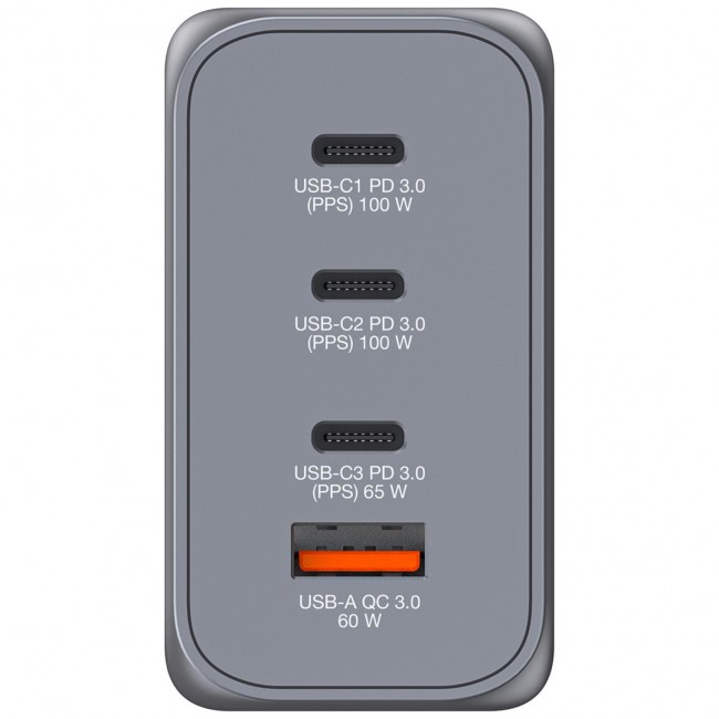 Verbatim GNC-200 GaN Charger 4 Port 200W USB A/C (EU/UK/US