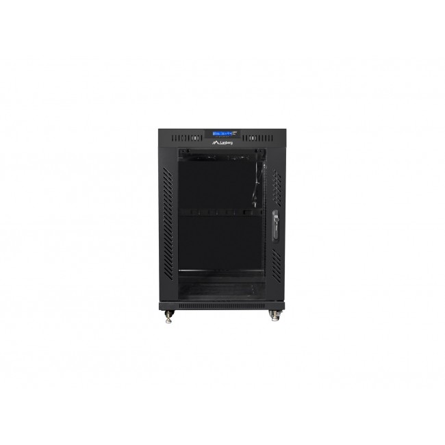 Lanberg FF01-8015-12BL rack cabinet 15U Freestanding rack Black