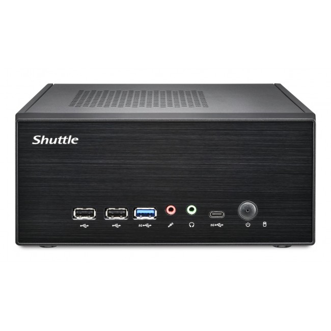 Shuttle XPC slim Barebone XB860G2 - S1851, Intel H860, 1xDP, 2xHDMI, 2 PCIe Slots (1x 16X & 1x X1), 2x Intel LAN (1G + 2.5G), 8x USB, 3x M.2, 24/7 permanent operation